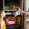 thumbnail image 4 of Minkissy 2Pcs Blue Microwave Oven Layer Rack Microwave Cooking Tray for Food Heating, 4 of 6