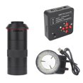 thumbnail image 1 of 38MP 2K 60FPS USB Industrial Digital Video Microscope Camera + Zoom 130X C-Mount Lens TF USB Storage For Repair Soldering, 1 of 6