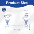 thumbnail image 2 of 3Pcs Combination Wrench 15mm Metric 12-Point Box and Open End Zinc Plated Steel, 2 of 7