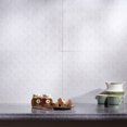thumbnail image 2 of FASÄDE Lotus Decorative Vinyl Backsplash Panel in Gloss White (6X6 Inch Sample), 2 of 5
