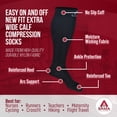 thumbnail image 3 of Bas de Compression Graduée Grande Taille pour Femmes et Hommes 20 -30 mmHg SAMA DILIGENCE, 3 of 6