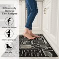 thumbnail image 4 of Coffee Kitchen Mat Set of 2 Non Slip Kitchen Runner Rug Throw Rugs Indoor/Outdoor Floor Mat for Home Kitchen Entrance Door Mat Non Slip Anti Fatigue Mats 17x24+17x48inch, 4 of 5