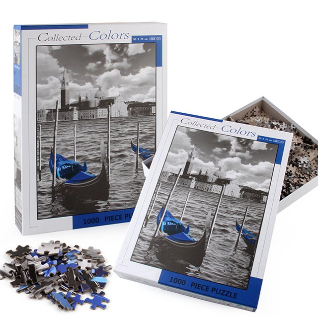 1000PCS Jigsaw Puzzle Brain Training Puzzle Toy Stress Relief Toy for Adults