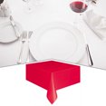 thumbnail image 3 of Nappe Jetable pour Maison Hôtel Restaurant Usage Unique Couverture Décorative Unie Nappe Jetable Couleur Isolation Thermique Couverture de Table, Rouge, 3 of 9
