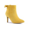 thumbnail image 1 of Unique Bargains Women's Pointed Toe Heel Side Ankle Stiletto Boots, 1 of 7