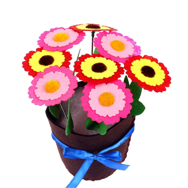 RKSTN Fall Decorations for Home Potted Bouquet Fabric kit Non-woven Cloth DIY Sewing Decorations