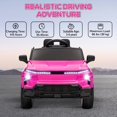 thumbnail image 4 of Qaba CHEVROLET Licensed Kids Ride on RC Car, 12V Toddler Ride on Toy, Gift for Boys & Girls, Pink, 4 of 10