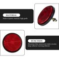 thumbnail image 3 of 4Pcs Bike Reflector Bike Lamp Reflector Plastic Reflector Warning Reflector Bike Supplies, 3 of 8