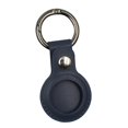 thumbnail image 1 of funtasica Étui en Cuir PU Compatible avec Airtags, Support avec Porte-Clés Bleu, 1 of 9