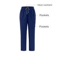 thumbnail image 4 of Clearance! Grrvtrz Cargo Scrub Pants for Men — Classic Straight Leg Fit, 4Pockets, 4-Way Stretch, Anti-Wrinkle Drawstring Scrub Pants, 4 of 8