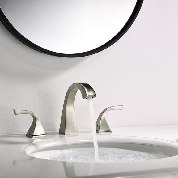 Robinet de Salle de Bain à Entraxe de 8 Pouces avec Ensemble de Drainage