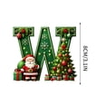 thumbnail image 1 of LSLJS 26 Letters Christmas Tree Decoration Pendant Christmas Tree Ornaments Personalized DIY Christmas Ornaments Christmas Decorations Xmas Tree Hanging Decor Christmas Ornaments, 1 of 5