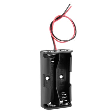 Unique Bargains 2 x Étui Porte-Piles 1,5v AA avec Fils, 1 Unité