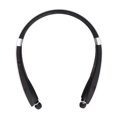 thumbnail image 3 of Retractable Earbuds Headset, Noise Cancelling Foldable Neckband  Headphone With Mic For Running For Driving White, 3 of 8