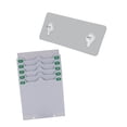 thumbnail image 3 of Abbracc Porte-Cartes de Temps Présence Paie Employé Affectation Entrée pour Entrepôt 10 Fentes, 3 of 9