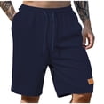 thumbnail image 1 of Yuzhih Athletic Shorts for Men Knee Length Lightweight Running Short Pants Workout Gym Shorts with Pockets, 1 of 1