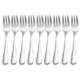 thumbnail image 1 of XZNGL Stainless Steel Colourful Forks 8PC for Fruit Desserts Ice Cream Cake Forks, 1 of 1