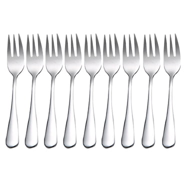 Boovnll Fourchettes, Fourchettes Colorées en Acier Inoxydable 8 Pcs pour Fruits, Desserts, Crème Glacée, Gâteaux, Gadgets de Cuisine