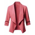 thumbnail image 1 of CEHVOM Womens Casual Solid Open Front Cardigan Long Sleeve Jacket Coat, 1 of 6