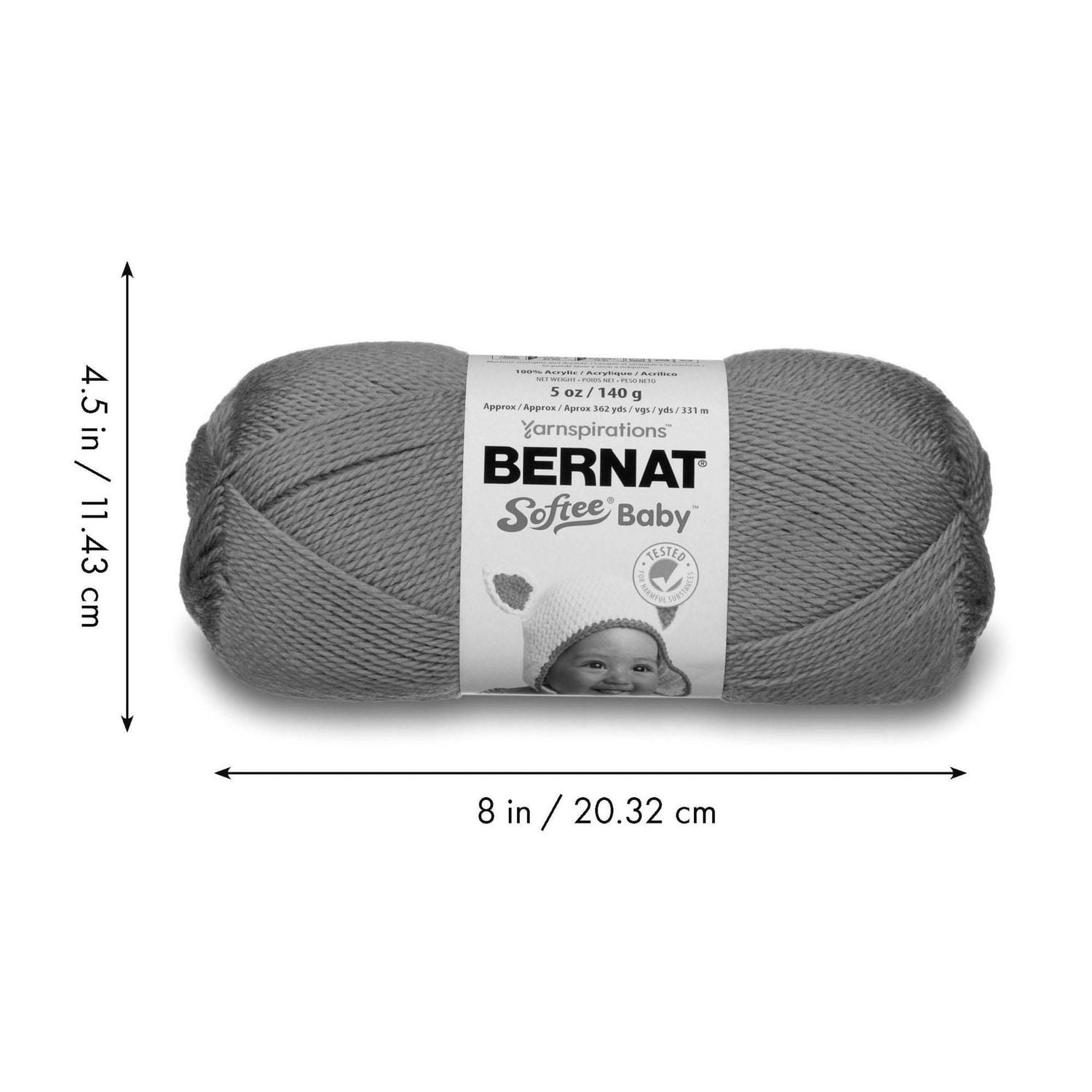 Bernat® Fil Softee® Baby™, Acrylique #3 DK, 5oz/140g