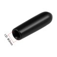 thumbnail image 3 of Uxcell Rubber End Caps Vinyl Round End Cap Cover Screw Thread Protectors for Screw 200Pcs Black 3mm, 3 of 4