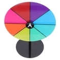 thumbnail image 4 of CIMAXIC Party Prize Wheel: Acrylic Spinning Wheel With Heavy Duty Base Dry Erase Surface - Colorful Tabletop Roulette For Party Games Trade Shows Carnival Events And Holiday Activities, 4 of 4