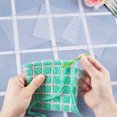 thumbnail image 3 of 30 Pcs 8x8cm Square Mesh Plastic Canvas Sheets Cross Stitch Sewing Plastic Canvas Sheets for Embroidery Acrylic Yarn Crafting Knit and Crochet Projects DIY Coaster (White), 3 of 9