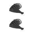 thumbnail image 4 of kurtrusly 5pcs Hair Net for Making Ponytail Caps Hair Wig Accessories Net Weaving black length 19.2cm 2Set, 4 of 6