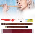 thumbnail image 4 of Bamboo Flute, Wooden Flute Traditional Bitter Bamboo Flute Chinese Bitter Bamboo Flute Mirror-Polished  For Performance For Grade Examination For Beginners, 4 of 8