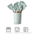 thumbnail image 2 of Amdohai 11PCS Cooking Utensils Kitchen Utensil Set Silicone Kitchenware Set Wooden, 2 of 7