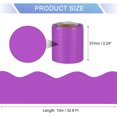 thumbnail image 2 of Uxcell Bulletin Board Border, 32.8Ft x 2.24Inch Classroom Border Trim, Light Purple, 2 of 6