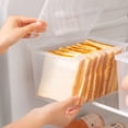thumbnail image 4 of Contenants de Rangement pour Pain Hermétiques Boîte à Pain en Plastique Réutilisable Pain Gâteau Distributeur de Pain Transparent Bac Organisateur de Pain Frais, 4 of 8