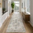 thumbnail image 2 of KUETH 2'x10' Machine Washable Rug, Ultra Thin Non Slip Rugs, Indoor Runner Rugs for Entryway, Bedroom, 2 of 7
