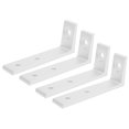 thumbnail image 2 of 4PCS Corner Braces Aluminum L Shaped Right Angle Support Fixing Repair Brackets Silver3030 Single Groove, 2 of 14