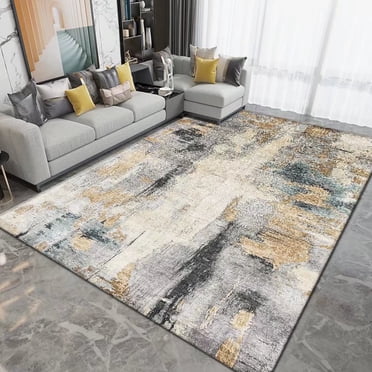 Contemporary Boho Rugs Splash Ink Abstract Printed Carpet Living Dining Room Large Area Rug Carpet Tapis