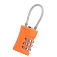 thumbnail image 1 of Sonew TSA Luggage Locks, TSA Approved Cable Luggage Locks, Resettable 3 Digit TSA Combination Padlock Codes, for Travel Bag, Suit Case, Lockers, Gym, Bike Locks, 1 of 7