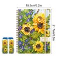 thumbnail image 4 of SLYNSHome Small Spiral Notebook 6x8 inch,A5 Notebooks for Note Taking, Print Spiral Journal Notebook, Work Notebook Small Notebooks, 4 of 7