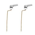 thumbnail image 1 of 2 Pcs Poignée de Chasse de Toilette de Rechange Convient aux Poignées de Levier de Réservoir de Toilette à Montage Latéral, 1 of 9