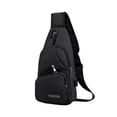 thumbnail image 2 of Iumwxz Sac Bandoulière pour Femmes & Hommes, Sac à Dos Imperméable avec Port de Charge USB, Sac Léger pour Randonnée, Voyage Sac Bandoulière Multifonction avec Sangle, 2 of 6