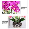 thumbnail image 4 of Xingzhi Large Artificial Orchid Bonsai with Vase Phalaenopsis Faux Plants Orchids Flowers Arrangements Table Home Decor Blue, 4 of 6