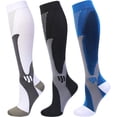 thumbnail image 1 of Compression Socks 20-30 mmHg for Men Women Medical Nurses Athletic Travel, 1 of 7