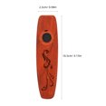 thumbnail image 3 of KAKOWELY for Solid Wooden Kazoo For Adults Kazoo Wooden Musical Instruments Classic Kazoo Flute Wooden For Beginners And Professionals4.13"X0.98"X0.39", 3 of 4