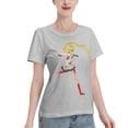thumbnail image 2 of T-Shirt Basique à Manches Courtes pour Femmes Sailor Moon Moon Hare, 2 of 6