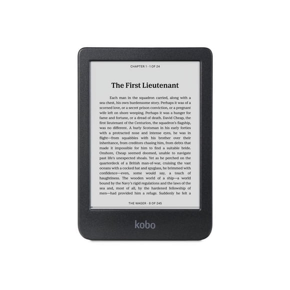 Kobo Clara BW - eBook reader - 16 GB - 6" E Ink Carta 1300 (1448 x 1072) - touchscreen - Bluetooth, Wi-Fi 5
