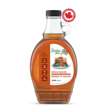 Slim Syrups - Sirop pour Crêpes Sans Sucre à l'Érable et au Bacon