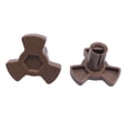 thumbnail image 1 of 2 PCS Microwave Turntable Coupler, Microwave Oven Turntable Roller Guide Support Glass Tray Drive Coupling Replacement, Microwave-Oven Roller Guide Support for Microwaves Plates Shaft Length, 1 of 7