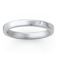 thumbnail image 3 of Stackable Birthstone Ring with Engraving - Aquamarine (March), 3 of 7