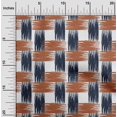 thumbnail image 1 of oneOone Polyester Lycra Fabric Brush Stroke Ikat Printed Craft Fabric BTY 56 Inch Wide, 1 of 1
