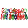 thumbnail image 3 of TIELUTT Christmas Pet Collars Cats and Dogs Accessories Adjustable Cartoon Snowflake Snowman Pattern Festive Pet Jewelry Necklace with Name Choker Chain Pull Stop Leash Train Stop Pet Supplies, 3 of 4