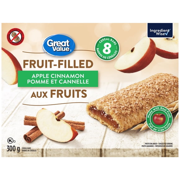 Great Value Apple Cinnamon Cereal Bars